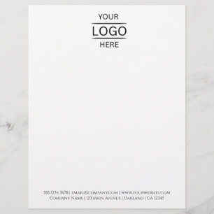 Logotipo de Empresa em Papel Timbrado Carta com