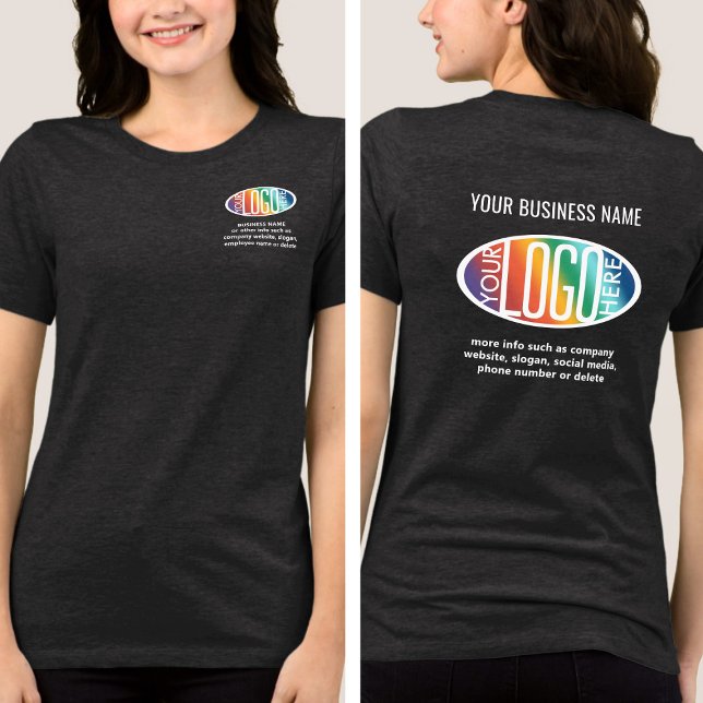 Logotipo de empresa impresso personalizado na part (Criador carregado)