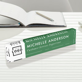 Logotipo de empresa minimalista a cores personaliz