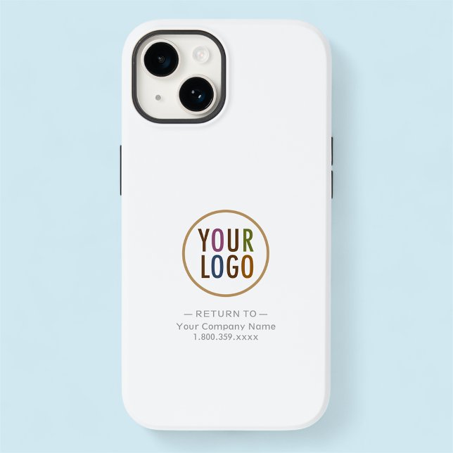 Logotipo de empresa personalizado do iPhone 14 Cas (MISOOK Case Mate Tough iPhone 14 Case with Logo)