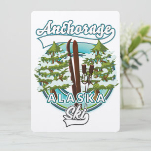 logotipo de esqui Anchorage Alaska