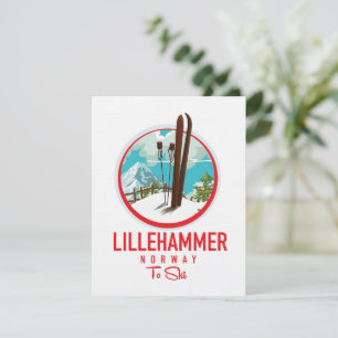 logotipo de esqui de Lillehammer Noruega