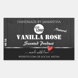 Logotipo de etiquetas de embalagem de produtos de 