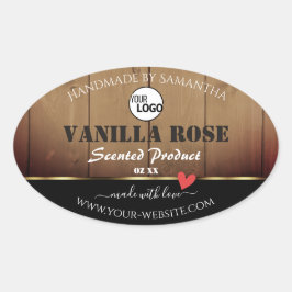 Logotipo de etiquetas de embalagem de produtos de 