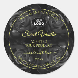 Logotipo de etiquetas de empacotamento de produtos