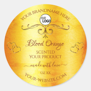 Logotipo de etiquetas de produto do Ornamentado Vi