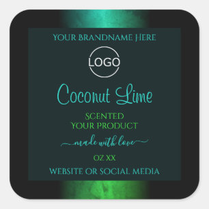 Logotipo de etiquetas de produto Elegante para o M