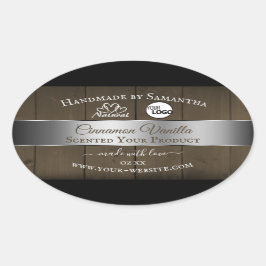 Logotipo de etiquetas para produtos de grão de mad