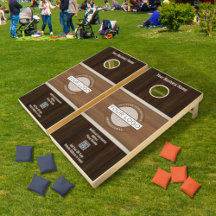 Logotipo de faixa de madeira clássico de Walnut Ba