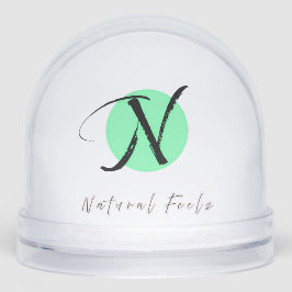 Logotipo de Feelz Natural Globo de Neve
