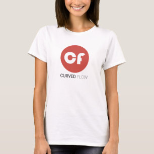Logotipo de FLUXO Curvo - Camisa
