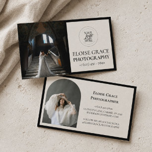 Logotipo de Foto Editorial no Cartão de Visita Pre