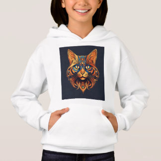 Logotipo de Gato Vetor Whimsical T-Shirt