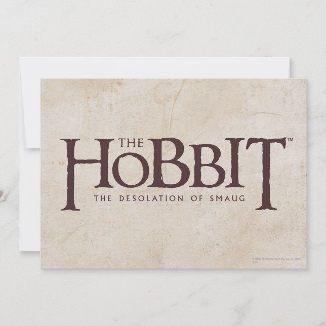 Logotipo de hobbit - Escuro (Frente)