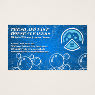 Logotipo de limpeza da casa Bolhas