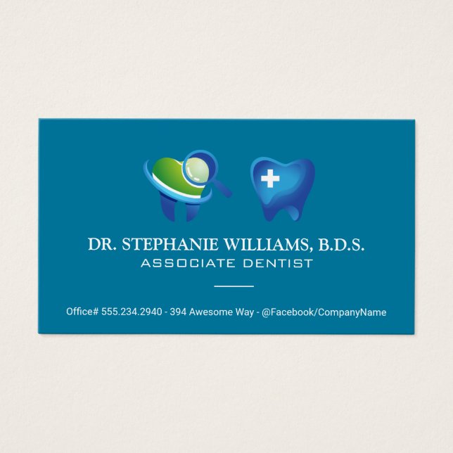 Logotipo de limpeza dos dentes (Frente)