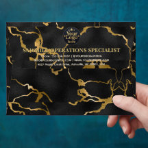 Logotipo de Negócios Dourado de Luxo Endereço de D