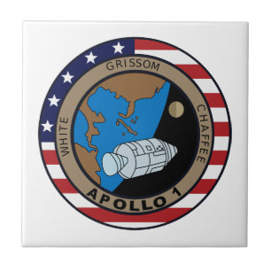 Logotipo de Patch de Missão Apollo 1