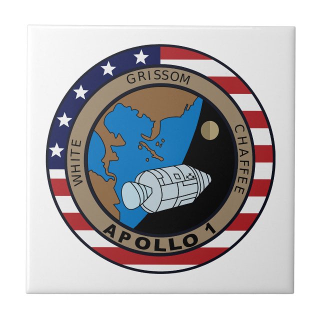 Logotipo de Patch de Missão Apollo 1 (Frente)