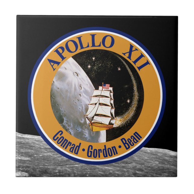 Logotipo de patch de missão Apollo 12 (Frente)