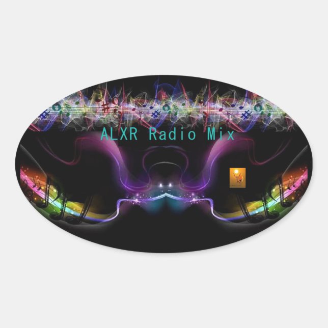 Logotipo de rádio Decenal do adesivo (Frente)