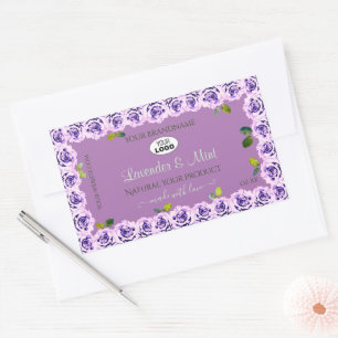 Logotipo de Rosas para flores de etiquetas de prod