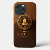 Logotipo de Semente de Café Elegante - Design com 