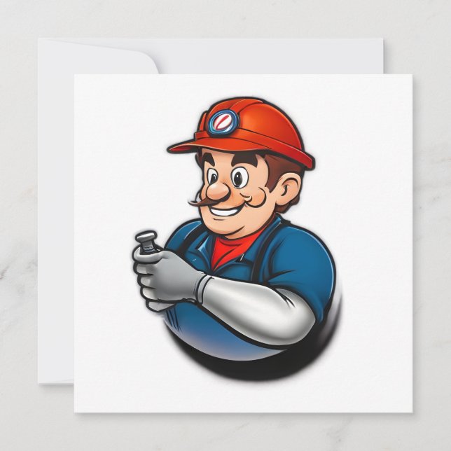 logotipo de serviços de canalização (Frente)