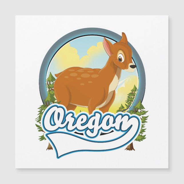 logotipo de viagem Oregon Deer (Frente)