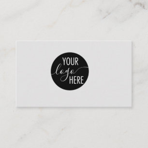 Logotipo do cartão de visita personalizado, código