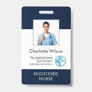Logotipo do Centro Médico Personalizado Crachá de 