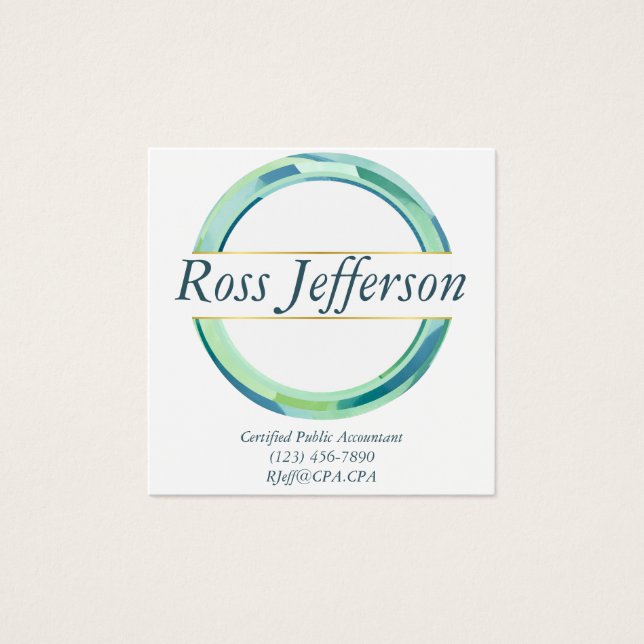 Logotipo do círculo azul (Frente)