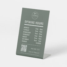 Logotipo do Código QR de Horário de Funcionamento 