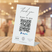 Logotipo do Código QR Paypal Digitalização para Pa