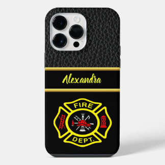Logotipo do Corpo de Bombeiros Crachá Preto e Amar