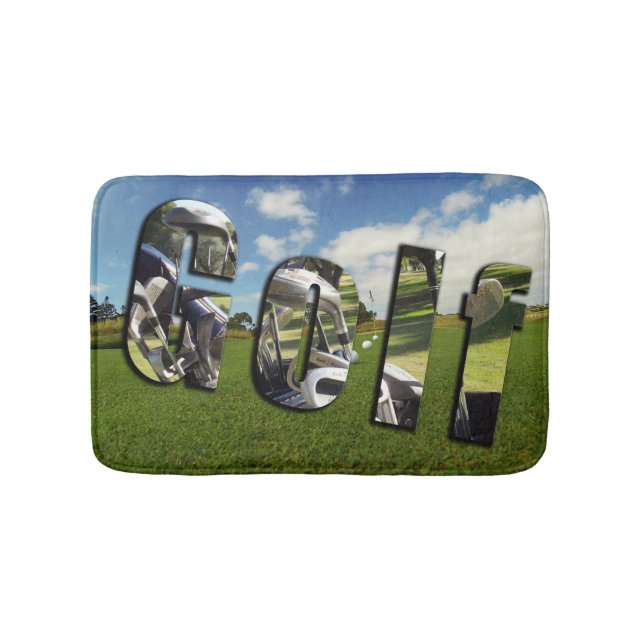 Logotipo do Curso de Golfe, tapete de espuma de me (frente)