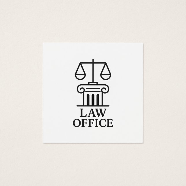 Logotipo do Escritório de Direito Elegante (Frente)