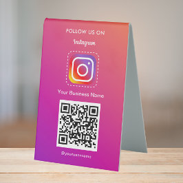 Logotipo do Instagram Profissional Siga-me o Códig