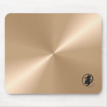 Logotipo do Mouse em Mousepad Metálico Nacre