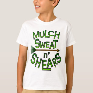 Logotipo do Mulch da camisa dos miúdos