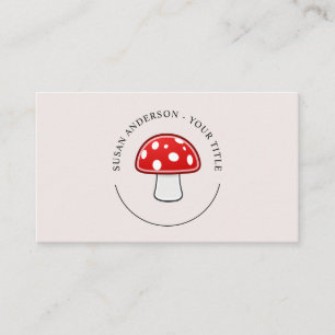 Logotipo do Mushroom Cartão de visita