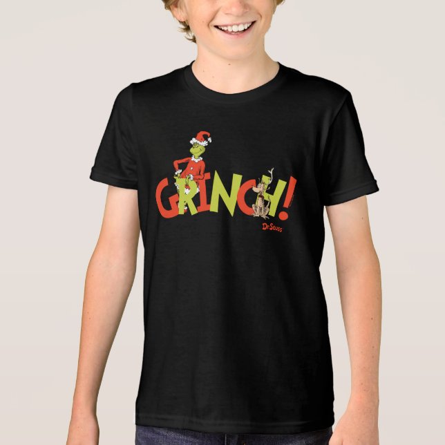 Logotipo do Personagem Grinch! Gráfico (Frente)