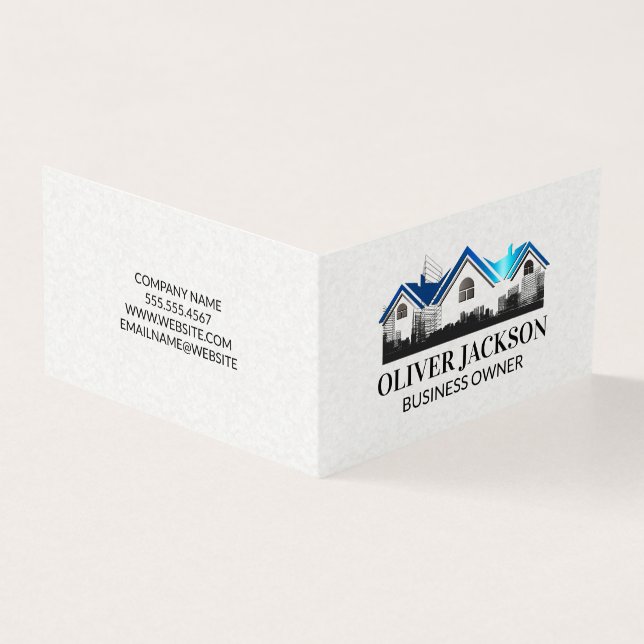 Logótipo do Real Estate Roof | Esquema de construç (Exterior)