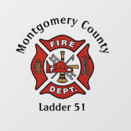 Logotipo do Red Fire Department Personalizado