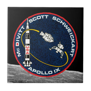 Logotipo do remendo da missão da NASA de Apollo 9