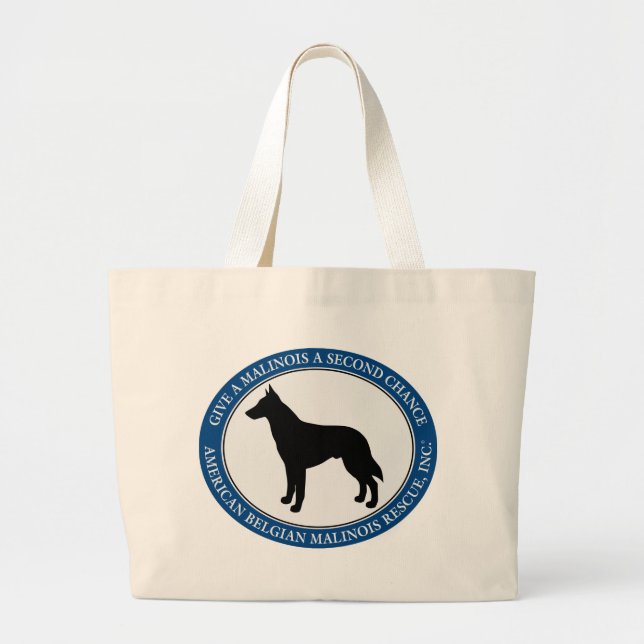 Logotipo do salvamento de Malinois, os bolsas & (Frente)