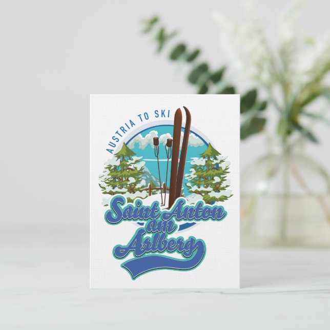 Logótipo do Santo Anton am Arlberg Áustria Ski (Em pé/Frente)