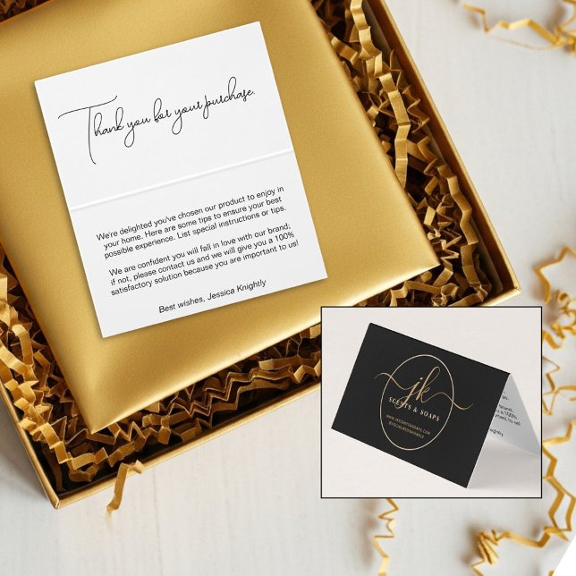 Logotipo do Script do Business Monograma Obrigado  (Criador carregado)