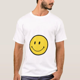 Logotipo do smiley face T- Camisa
