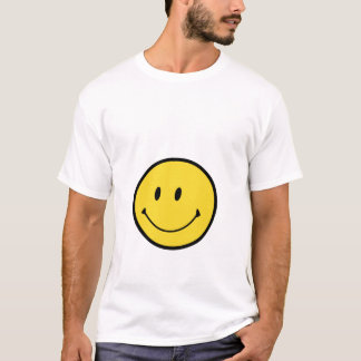 Logotipo do smiley face T- Camisa